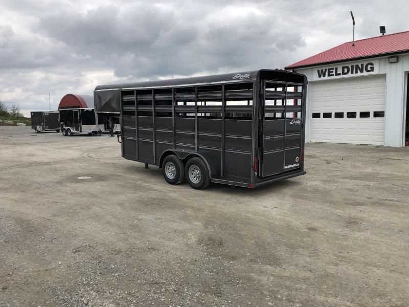 2022 Delta Manufacturing 16ft Gooseneck Livestock Trailer *Extra Height* Livestock Trailer