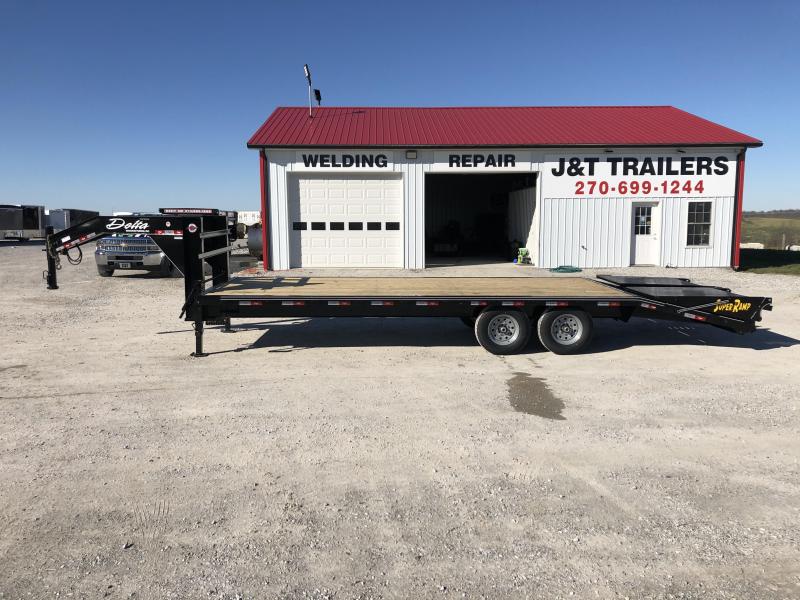 2022 Delta Manufacturing 102X25FT Gooseneck Trailer Equipment Trailer