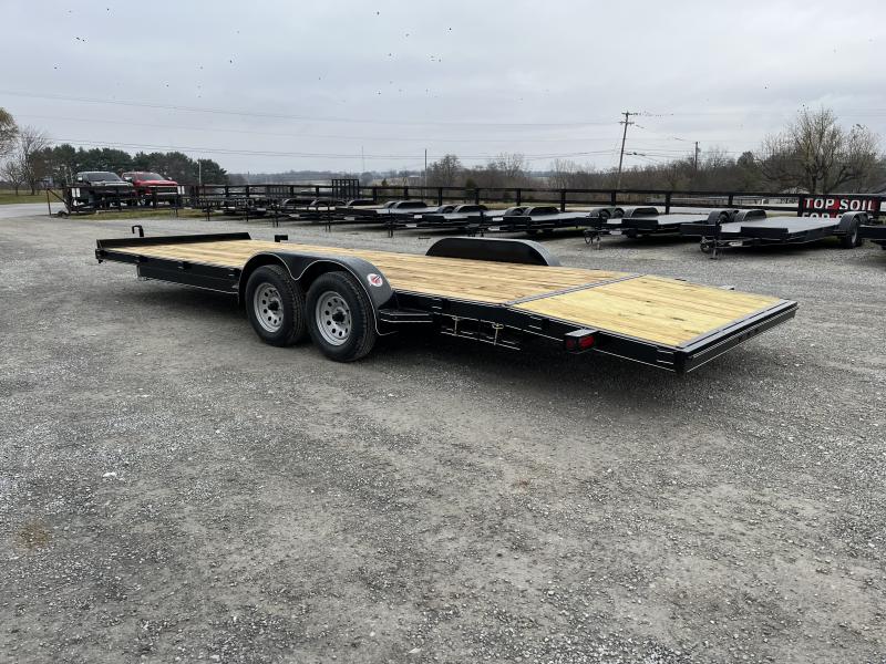 2023 82x24ft HD Deluxe Open Car Hauler Trailer Dealer in Lebanon KY