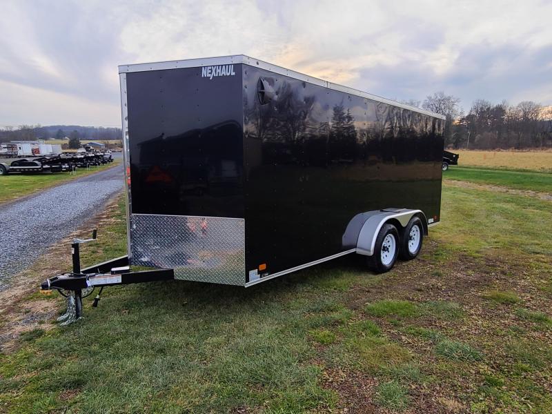 NEXHAUL - 7K 7x16 6 Foot Tall Double Axle V-Nose NEXHAUL - 7K 7x16 6 Foot Tall Double Axle V-Nose
