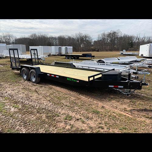 MCT 6'10"x20' Wood Deck Equipment Trailer MCT 6'10"x20' Wood Deck Equipment Trailer