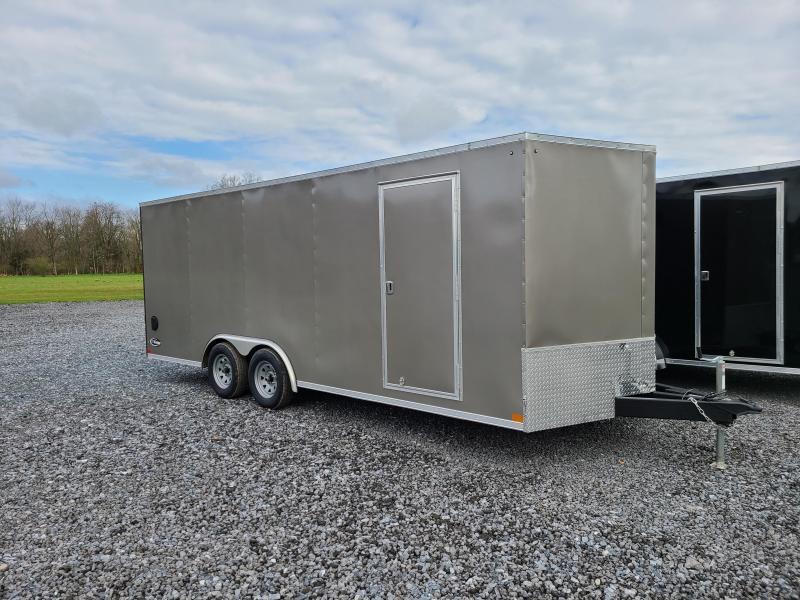ITI Cargo HD Series 8.5x20 Tandem Axle Enclosed 6' 6" Interior Height 7000LB GVW Rear Ramp Door ITI Cargo HD Series 8.5x20 Tandem Axle Enclosed 6' 6" Interior Height 7000LB GVW Rear Ramp Door