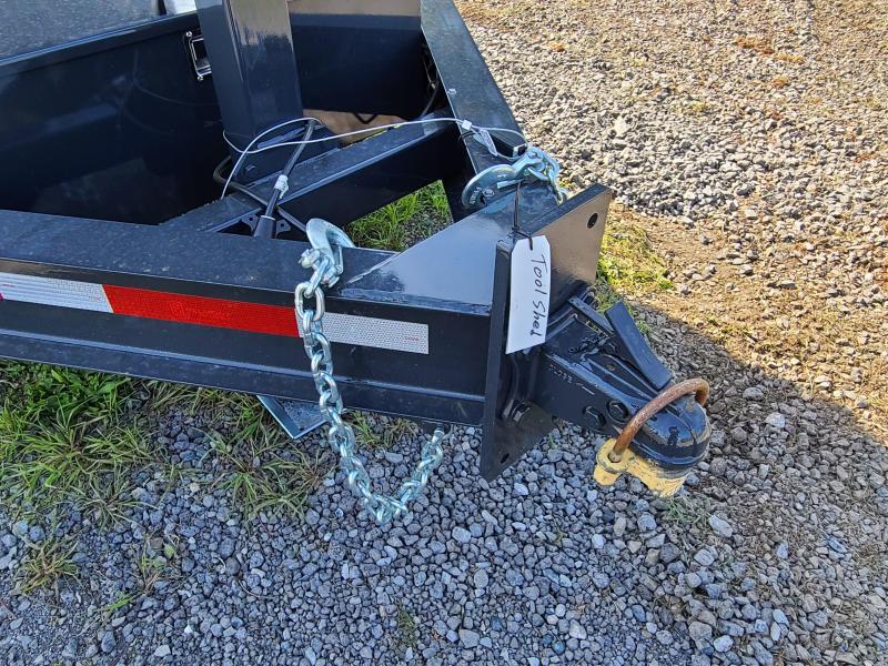 Belmont 7x16 Heavy Duty 14k Low Profile Dump With Power Tongue Jack