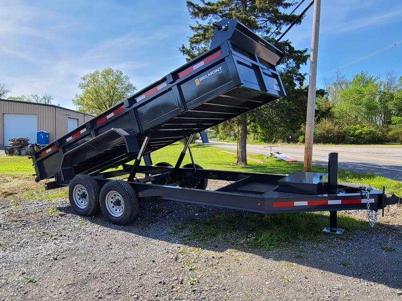 Belmont 7x16 Heavy Duty 14k Low Profile Dump With Power Tongue Jack Belmont 7x16 Heavy Duty 14k Low Profile Dump With Power Tongue Jack
