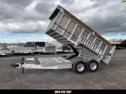2026 Nordtek Trailers 7x14 14k Aluminum Scissor Lift Dump Trailer
