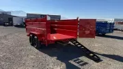 2026 PJ Trailers 7x14 83" Low-Pro High Side (DM) Scissor Lift Dump Trailer