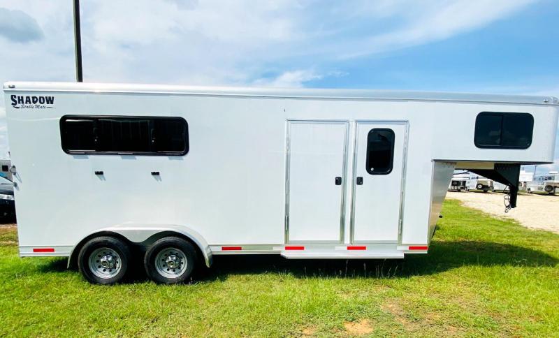 2020 Shadow Stablemate 3 Horse Slant Gooseneck w/ Mid Tack 2020 Shadow Stablemate 3 Horse Slant Gooseneck w/ Mid Tack