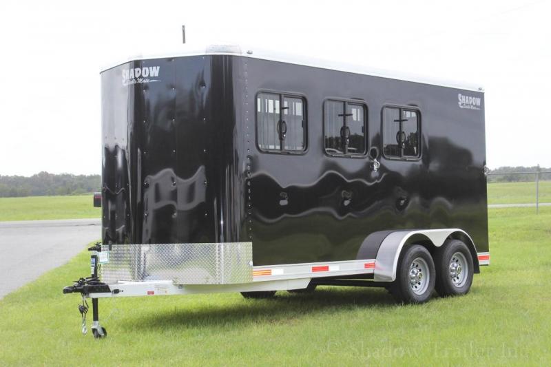 2021 Shadow Stablemate 3 Horse Slant Load Stock Combo Bumper Pull 2021 Shadow Stablemate 3 Horse Slant Load Stock Combo Bumper Pull