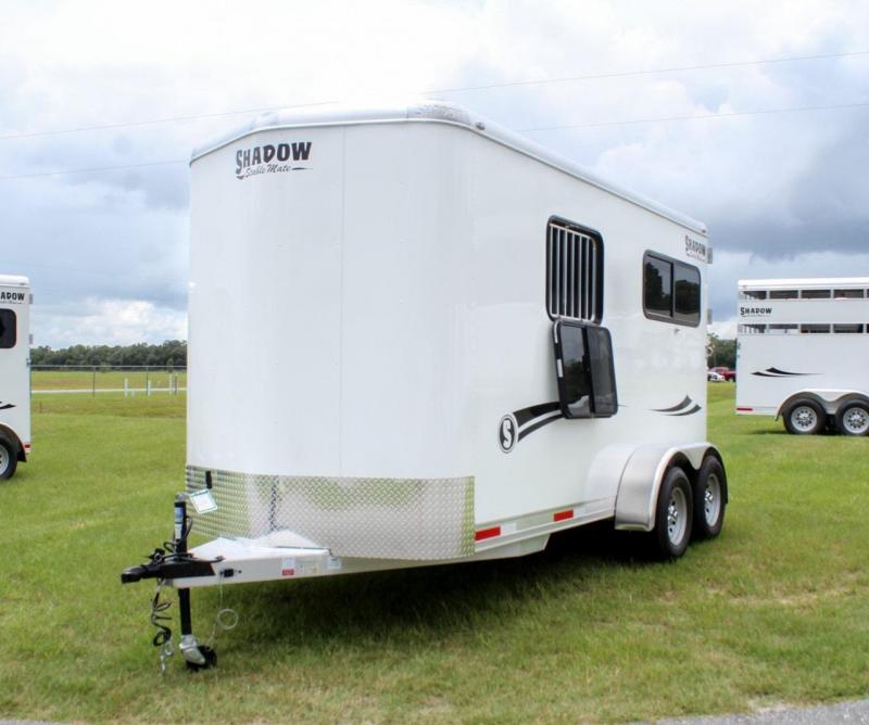 2021 Shadow Stablemate 2 Horse Trailer Straight Load Bumper Pull w
