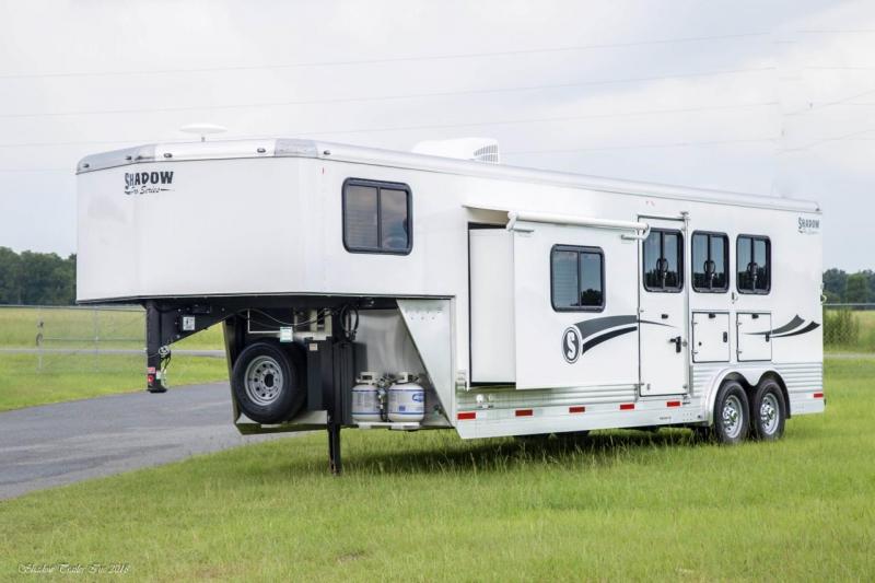 2019 Shadow PRO 3 Horse Slant Load Gooseneck w/ 10.6 Living Quarters 2019 Shadow PRO 3 Horse Slant Load Gooseneck w/ 10.6 Living Quarters