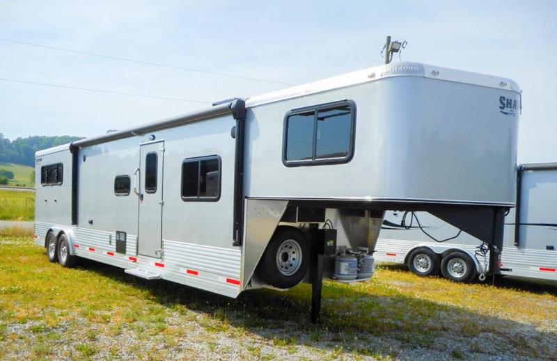 2021 Shadow 3 Horse Slant Pro Series 14'6" Living Quarters Gooseneck Trailer 2021 Shadow 3 Horse Slant Pro Series 14'6" Living Quarters Gooseneck Trailer