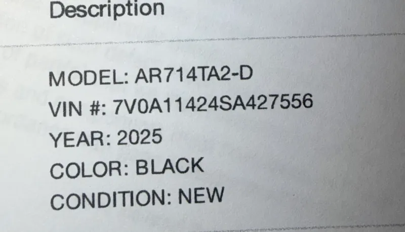 2025 American Hauler AR714TA2-D General Trailers