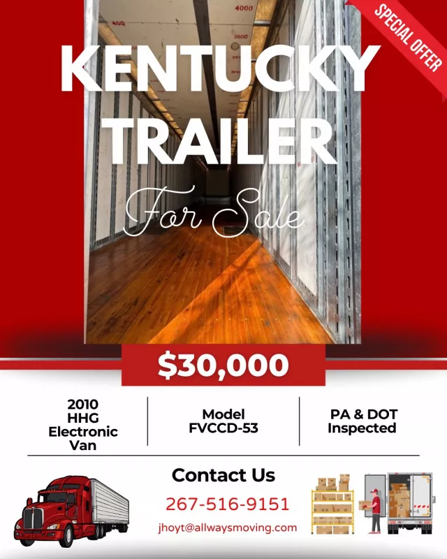 Roadworthy Household Goods Trailer