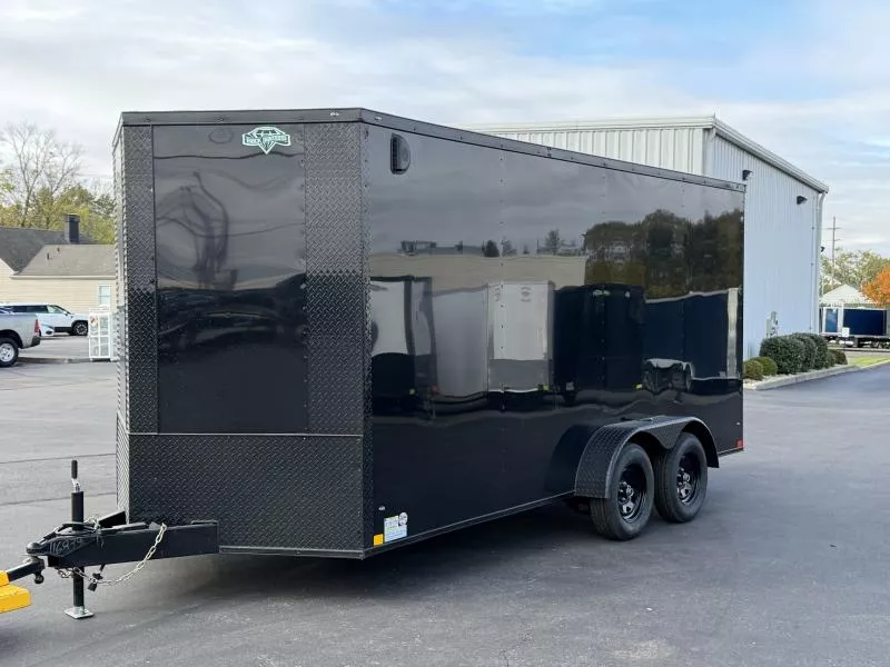 2026 Diamond Cargo 7' x 16' V Nose Tandem Axle Cargo / Enclosed Trailer