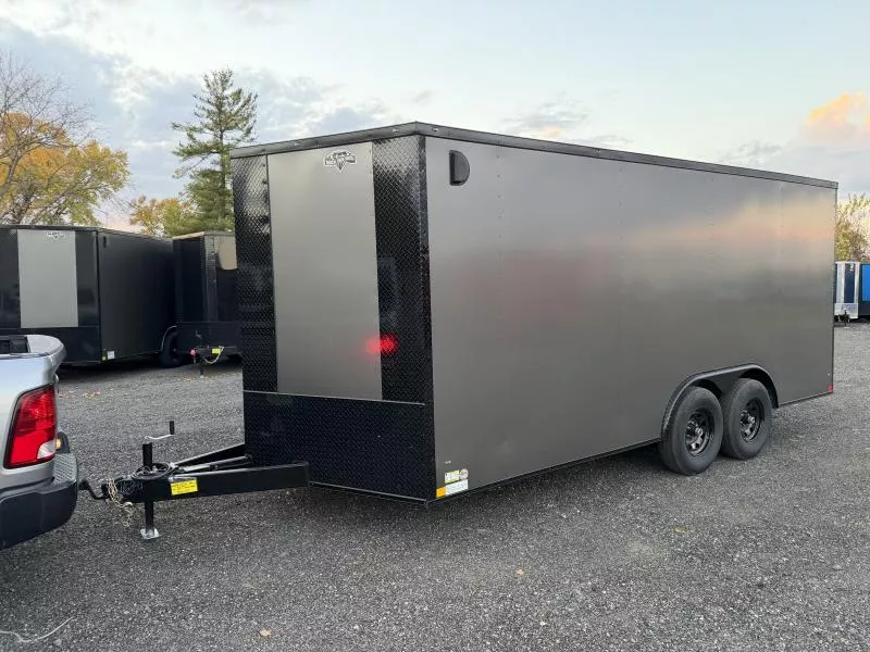 2026 Diamond Cargo 8.5 x 18' V Nose Tandem Axle Cargo / Enclosed Trailer