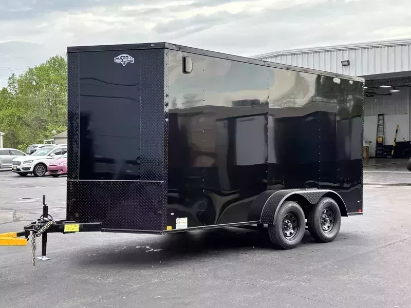 2025 Diamond Cargo 7' x 14' V Nose Tandem Axle Cargo / Enclosed Trailer