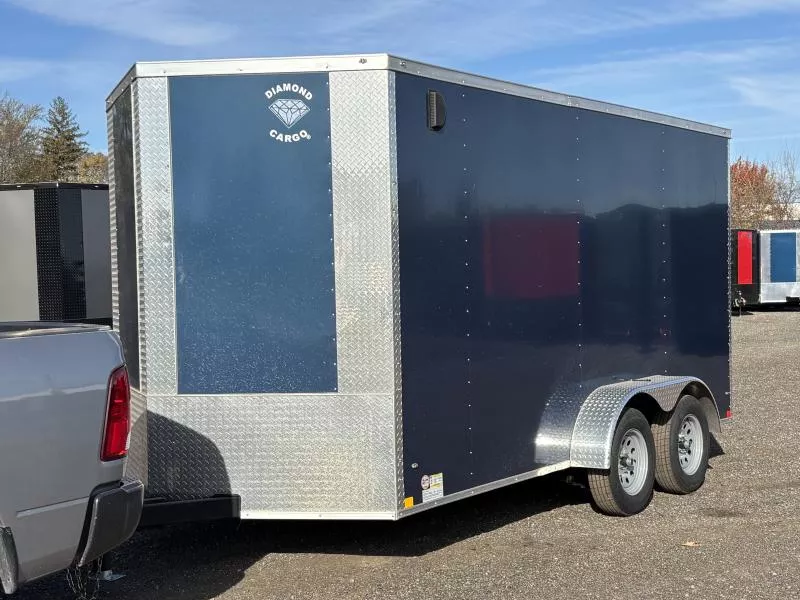 2026 Diamond Cargo 7' x 14' V Nose Tandem Axle  Cargo / Enclosed Trailer
