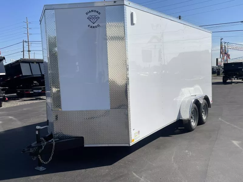 2026 Diamond Cargo 7' x 16' V Nose Tandem Axle Cargo / Enclosed Trailer