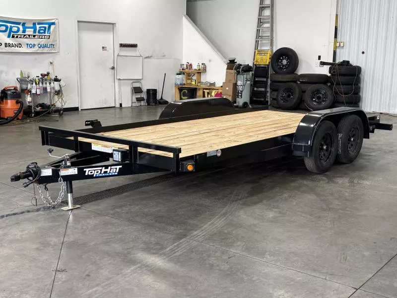 2026 Top Hat Trailers 7' X 16' FT. Car Hauler Car 