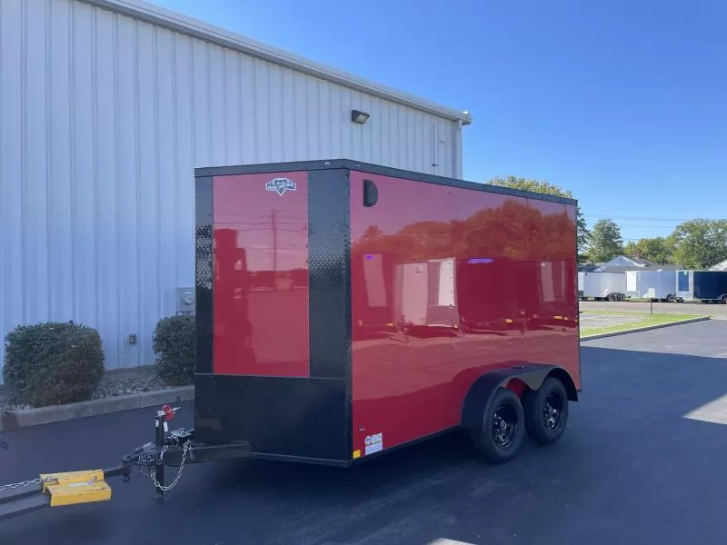 2026 Diamond Cargo 7' x 12' V Nose / 5 YR WARRANTY Cargo / Enclosed Trailer