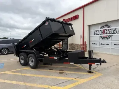 2022 US Built 7' x 12' - 14K Contractor Dump w/ 24 in. Sides
