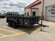 2027 DNJ 77 In X 12' Tandem Axle Hyster Utility W/ Spring Gate 