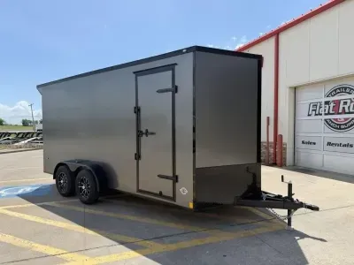 2026 H&S Trailers 7' X 16' V-Nose Cargo W/ Screwless Exterior ULTIMA