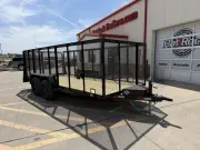 2027 DNJ 77 In X 16' X 48 In Trash / Multi Use Utility Trailer 
