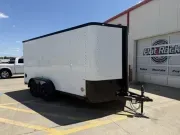2026 Cargo Craft 7' X 16' Elite V-Nose W/ Rear Ramp Door & No Side  