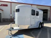 2027 Calico Trailers 13' 2 Horse Slant - Drop Down Windows 