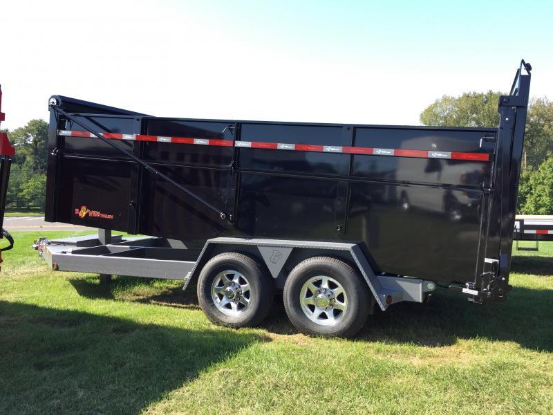 BWISE 2021 DU16-15 BLACK 6.8X16 ULTIMATE DUMP LOW PROFILE TRAILER BWISE 2021 DU16-15 BLACK 6.8X16 ULTIMATE DUMP LOW PROFILE TRAILER