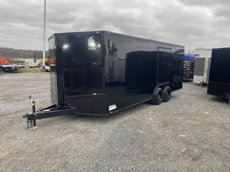 2025 SPARTAN 8.5X20 TANDEM AXLE ENCLOSED CARGO TRAILER *POLYCORE, THERMA COOL, 5200# AXLES, ESCAPE DOOR, XLTTT, 6" EXTRA HEIGHT
