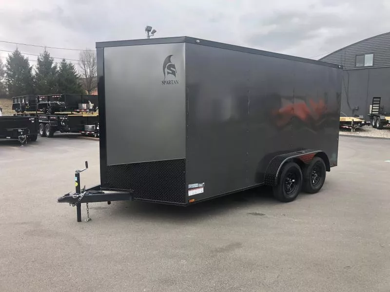2025 SPARTAN 7X14 TANDEM AXLE ENCLOSED CARGO TRAILER *4 D-RINGS, XLTTT, 12"EXTRA HEIGHT
