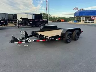 2025 CAM SUPERLINE 6X12 TANDEM AXLE FULL TILT EQUIPMENT HAULER *TILT