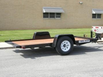 BRI-MAR 2019 BLACK 6.5' x 12' SA T712-6 TILT EQUIPMENT TRAILER BRI-MAR 2019 BLACK 6.5' x 12' SA T712-6 TILT EQUIPMENT TRAILER