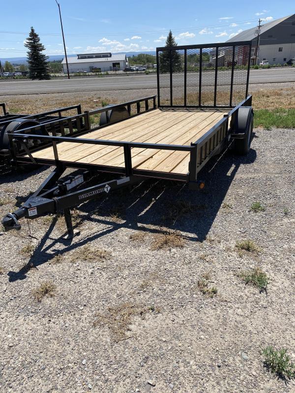 2022 Diamond T Trailers Rear and Quad Ramp Utility Trailer Montrose