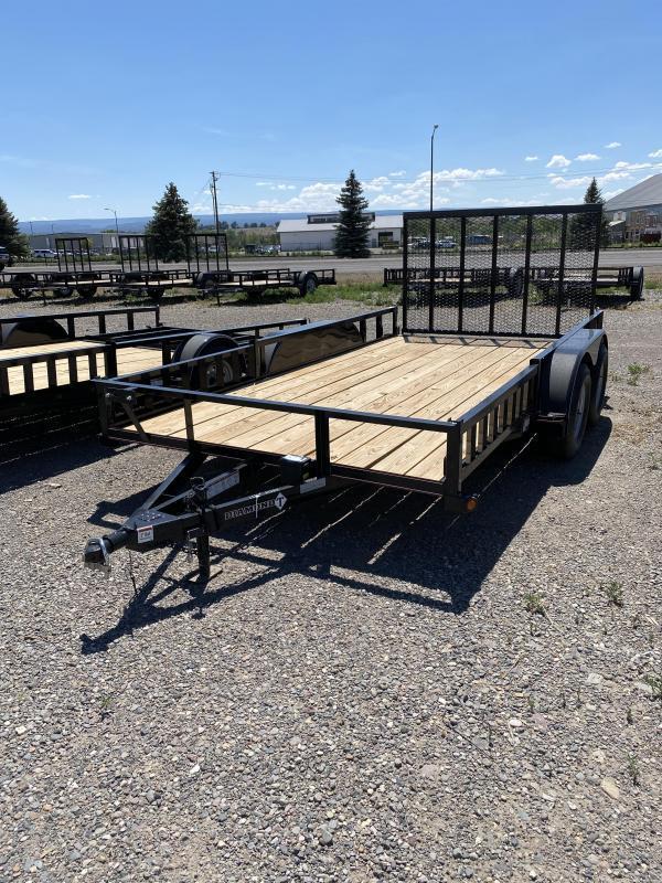 2024 Diamond T Trailers Double Axle Rear and Quad Ramp Utility Trailer