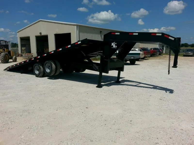 2026 Kerr-Bilt 26' GOOSENECK HYDRAULIC TILT TRAILER Flatbed Trailer