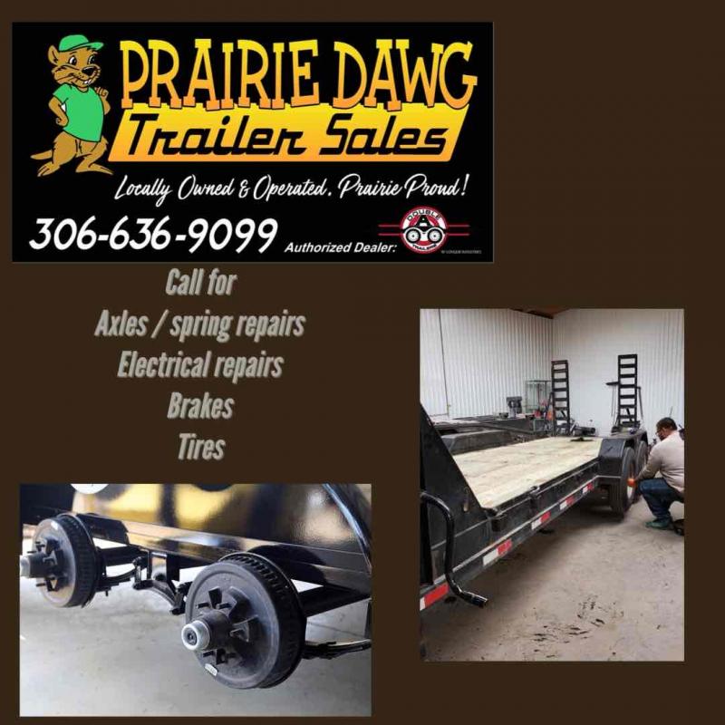 2024 Rainbow Trailers 22' Deckover Trailer Prairie Dawg Trailer