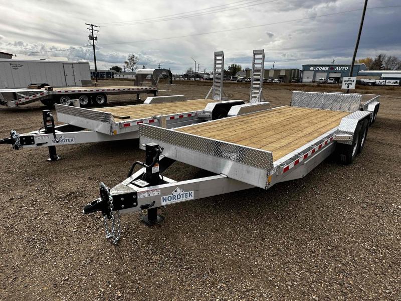 2024 Nordtek Trailers 20' Aluminum Equipment Trailer Prairie Dawg