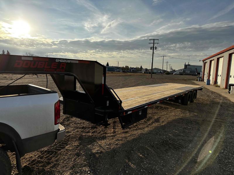 2024 Double A 26' gooseneck Flatbed Trailer Prairie Dawg Trailer