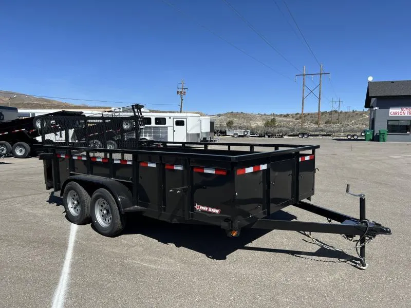 SPECIAL SALE PRICE!! 2023 Five Star 7X14 7k Ramp Landscape Trailer