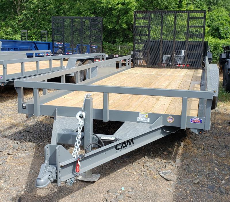 2022 Cam Superline 7 X 18 10K Tandem Axle Utility Trailer 2022 Cam Superline 7 X 18 10K Tandem Axle Utility Trailer