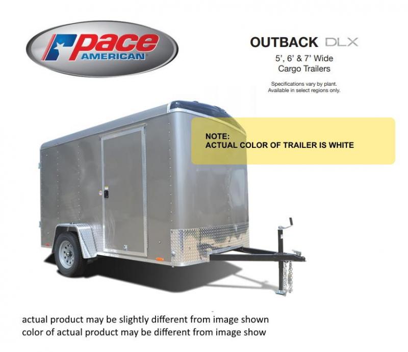 2021 Pace American 6 X 12 Outback Deluxe Light Duty Cargo Trailer 2021 Pace American 6 X 12 Outback Deluxe Light Duty Cargo Trailer