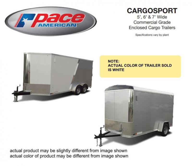 2021 Pace American 6 X 12 Cargo Sport 6 Wide Single Axle Trailer 2021 Pace American 6 X 12 Cargo Sport 6 Wide Single Axle Trailer