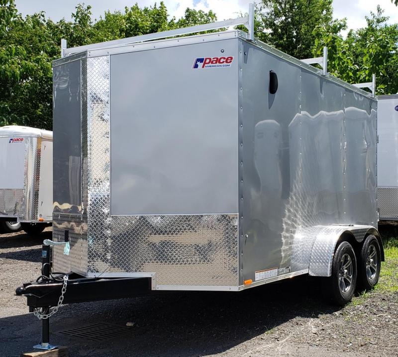 2021 Pace American 7 X 12 Journey SE V-nose Wide Cargo Trailers 2021 Pace American 7 X 12 Journey SE V-nose Wide Cargo Trailers