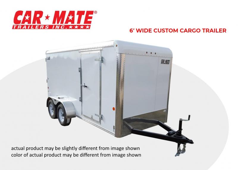 2021 Car Mate 6 X 12 6' Wide Custom Cargo Trailer 2021 Car Mate 6 X 12 6' Wide Custom Cargo Trailer