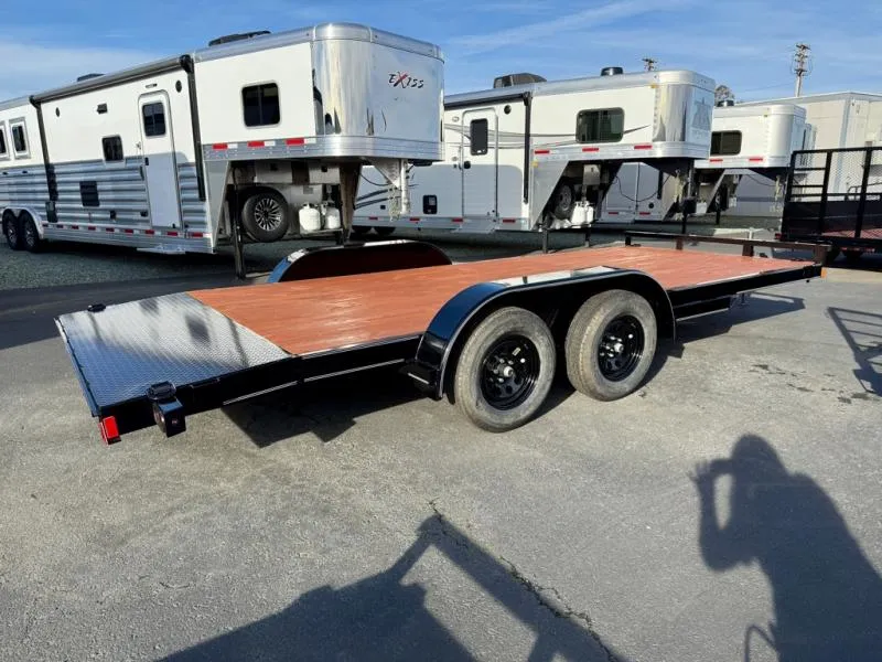 2026 Innovative ITM 18' Flatbed Open Car Trailer with Dovetail