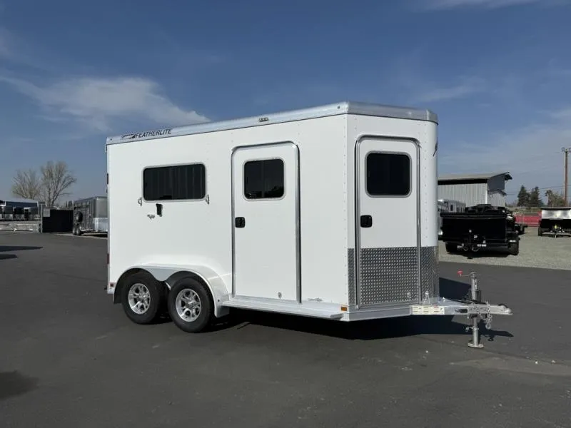 2019 Featherlite 2 Horse Straightload Warmblood BP Model 9652