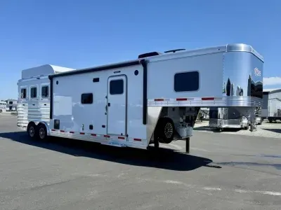 2026 Exiss Trailers Endeavor 8312 Glide LQ 3 Horse Trailer
